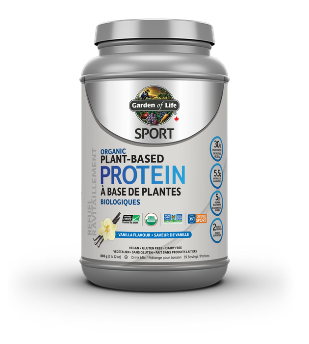 Garden of Life Sport Plant-Based Organic Protein (Vanilla) 806g