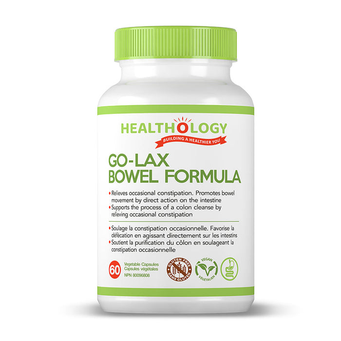 Healthology GO-LAX Bowel Formula 60 Vegecaps