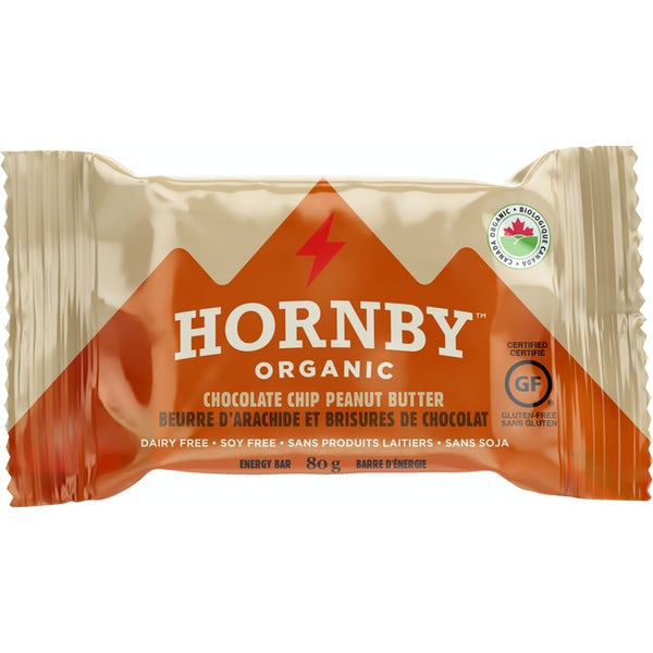 Hornby Organic-Energy Bar - Chocolate Chip Peanut Butter 80g