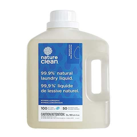 Nature Clean Hypoallergenic Liquid Laundry Soap, Fragrance Free 3l