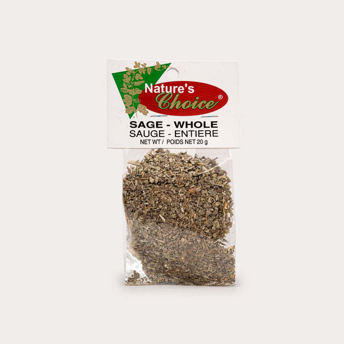 Nature's Choice Spices & Seasonings - Sage - Whole 20g