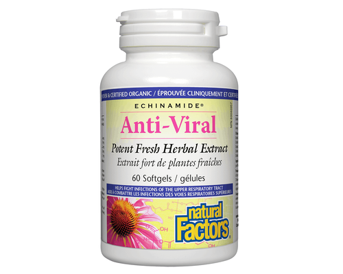 Natural Factors - Echinamide Anti-Viral (Fresh Herbal Extract) 60 Capsules