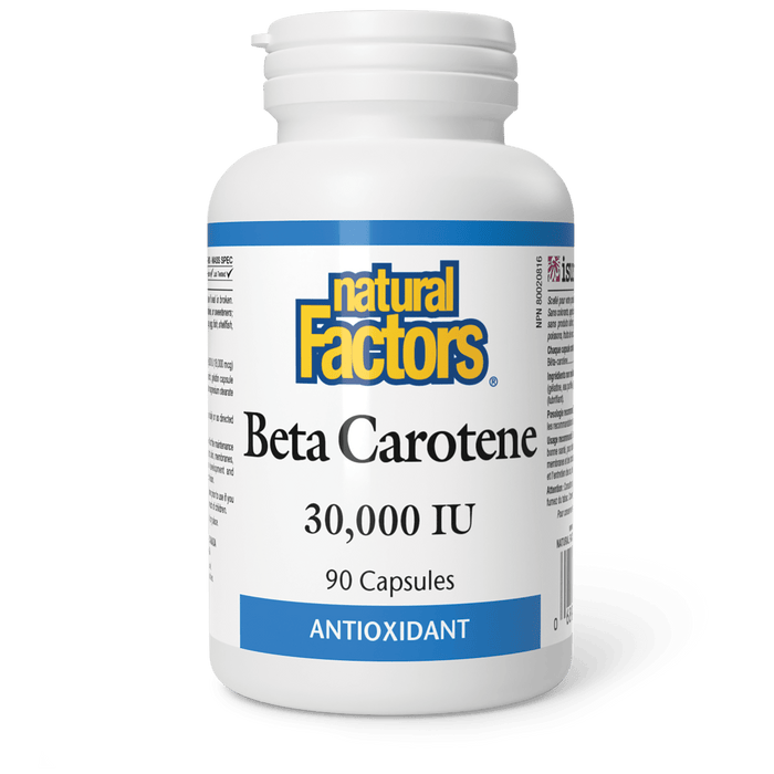 Natural Factors - Beta Carotene 30,000 IU 90cap