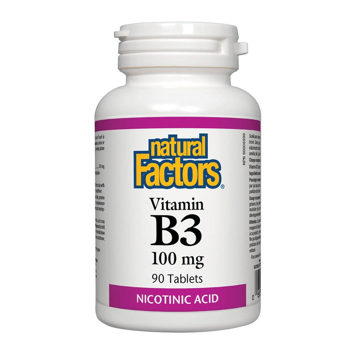 Natural Factors - Vitamin B3 (100mg) 90 Tablets