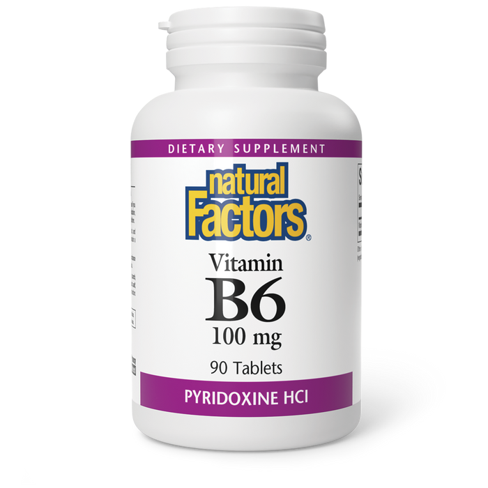 Natural Factors - Vitamin B6 Pyridoxine 90cap