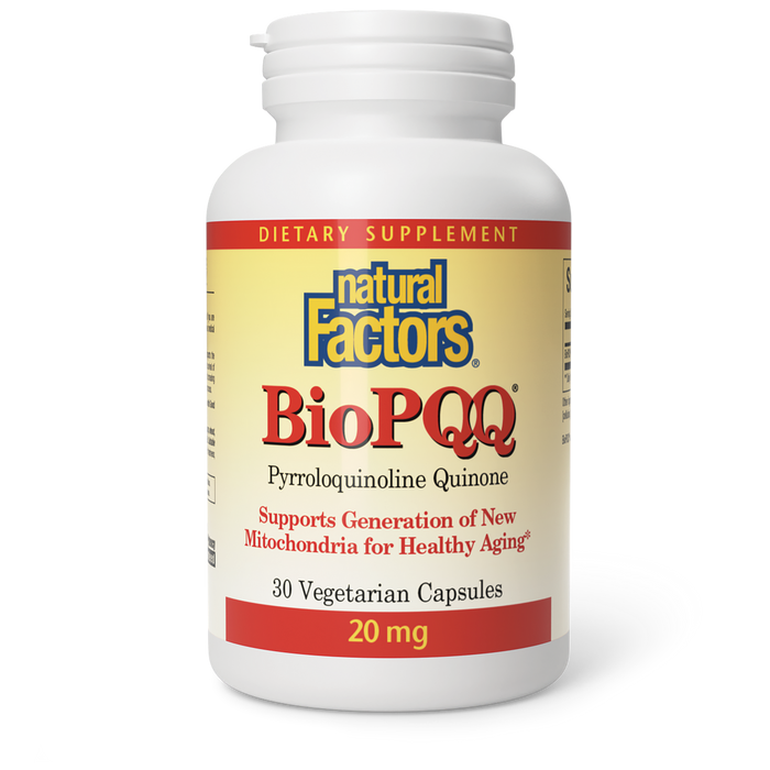Natural Factors BioPQQ 20mg 60 Capsules