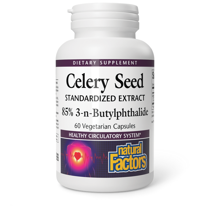 Natural Factors Celery Seed Extract 60 Capsules