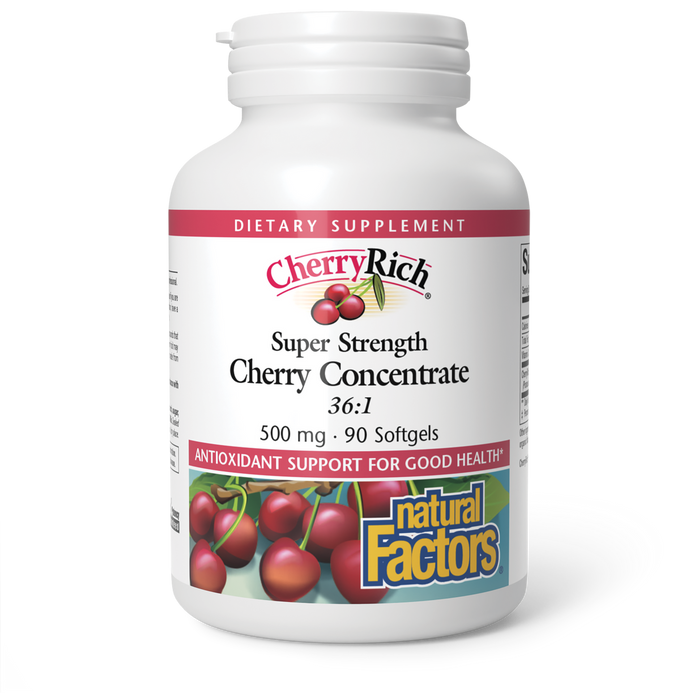 Natural Factors Cherryrich Concentrate 90 Softgels