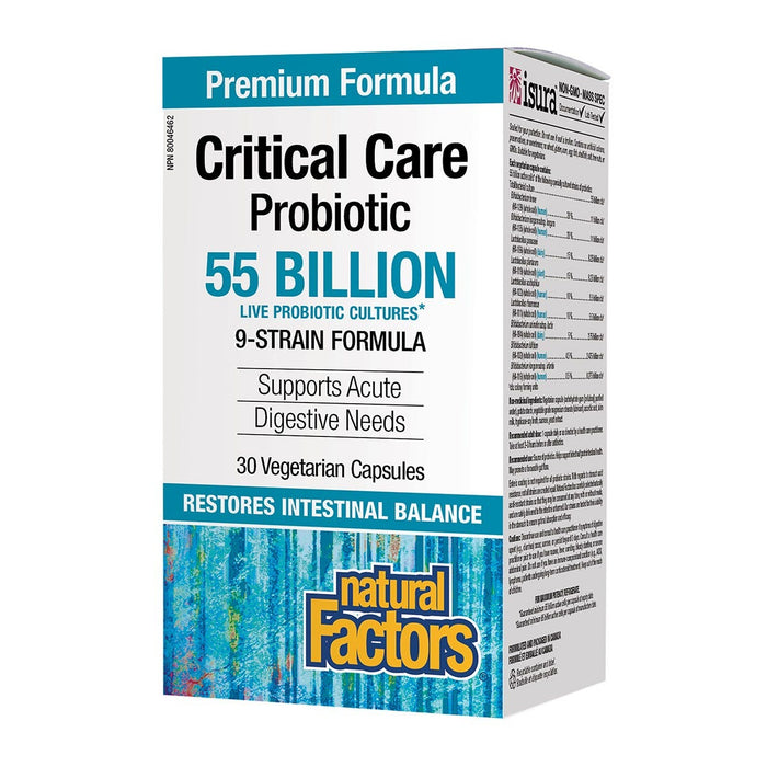 Natural Factors Critical Care Probiotic (55Billion) 30 Vegecaps