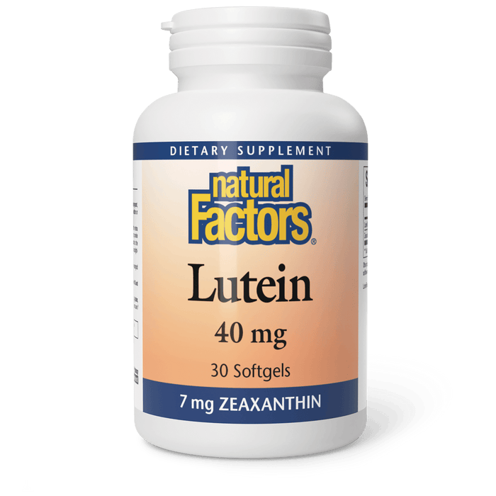 Natural Factors Lutein 40mg 30 Softgels