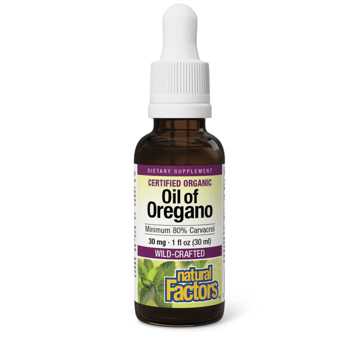 Natural Factors - Oil of Oregano (Minimum 80% Carvacrol) 30ml