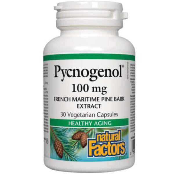 Natural Fasctors Pycnogenol 100mg 30 Vegecaps