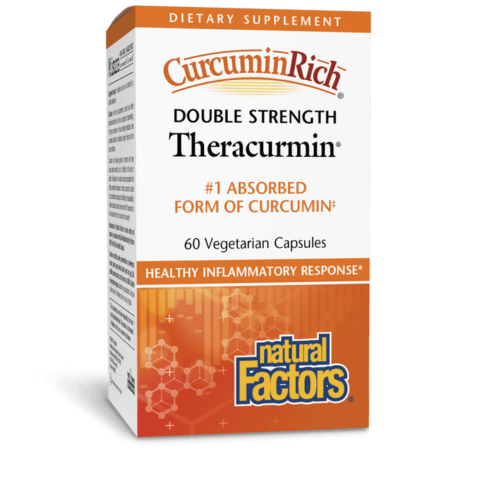 Natural Factors CurcuminRich Theracurmin 60 Vegecaps