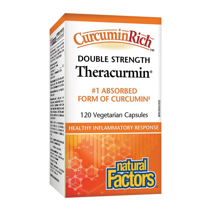 Natural Factors CurcuminRich Theracurmin Double Strength 120 Vegecaps