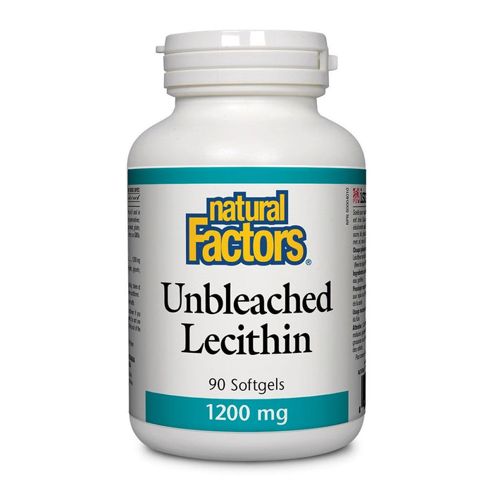 Natural Factors Unbleached Lecithin 90 Softgels