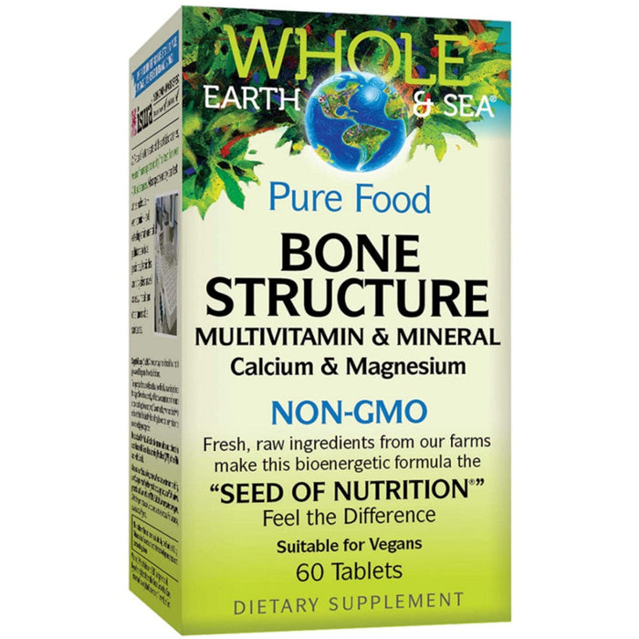 Whole Earth & Sea Pure Food Bone Structure 60 Tablets