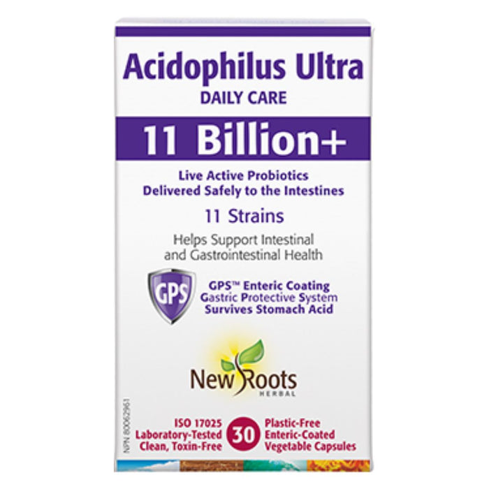 New Roots Acidophilus Ultra Daily Care (11Billion) 30 Vegecaps