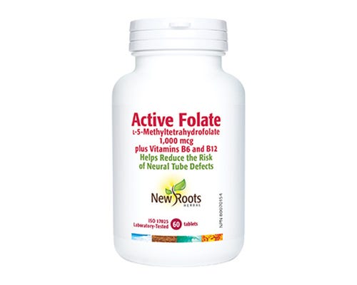 New Roots Active Folate 1,000mcg  60 Caps