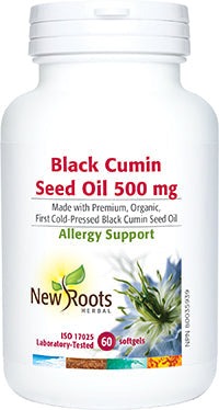 New Roots - Black Cumin Seed Oil 500mg 60 Softgels