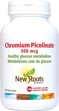 NewRoots - Chromium Picolinate 500mcg 100 Vegecaps