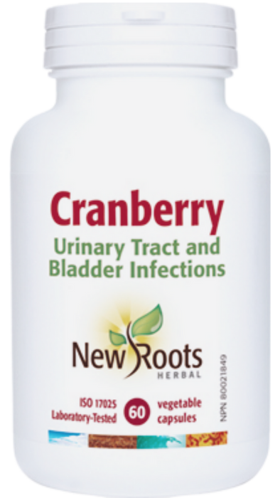 New Roots Cranberry Urinary Tract and Bladder Infections 60 Capsules