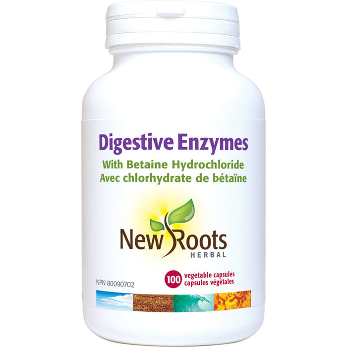 New Roots Digestive Enzymes 100 Vegecaps