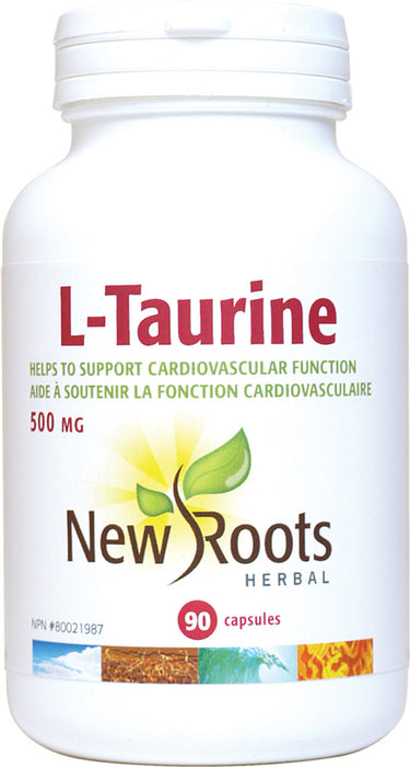 New Roots L-Taurine 500mg 90 Vegecaps