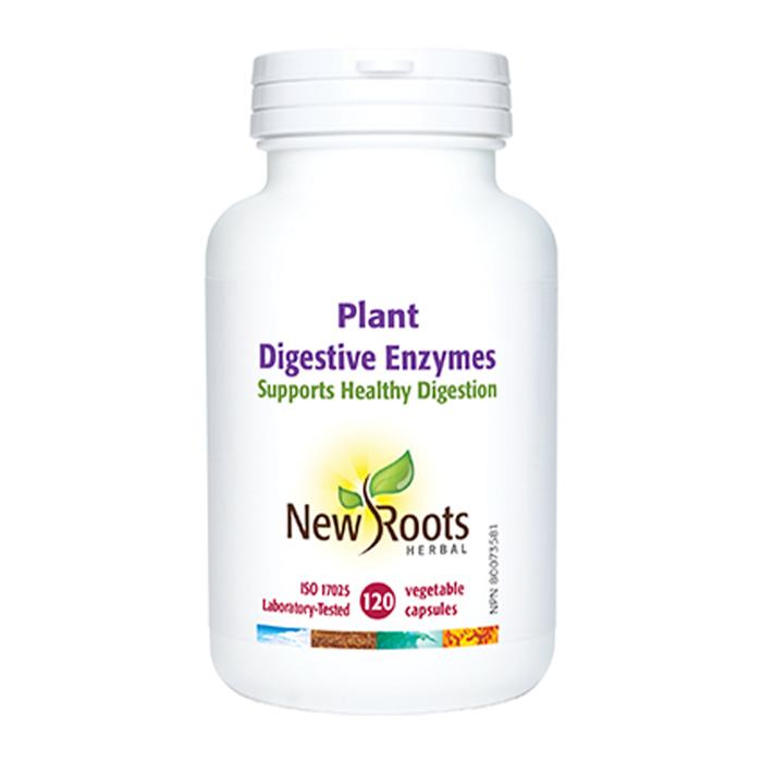 New Roots Plant Digestive Enzymes 120 Vegecaps