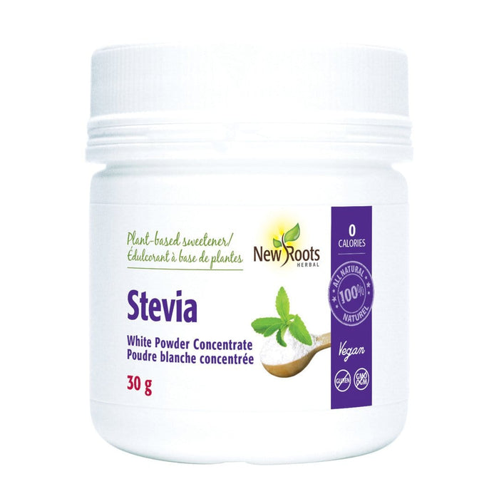 New Roots Stevia Sugars - White Powder Concentrate 30g