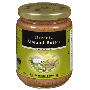 Nuts To Your Butter Inc Almond Butter - Organic Smooth 365g