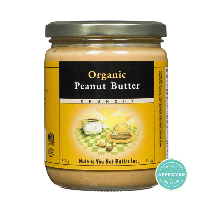 Nuts To Your Butter Inc Organic Peanut Butter - Crunchy 500g