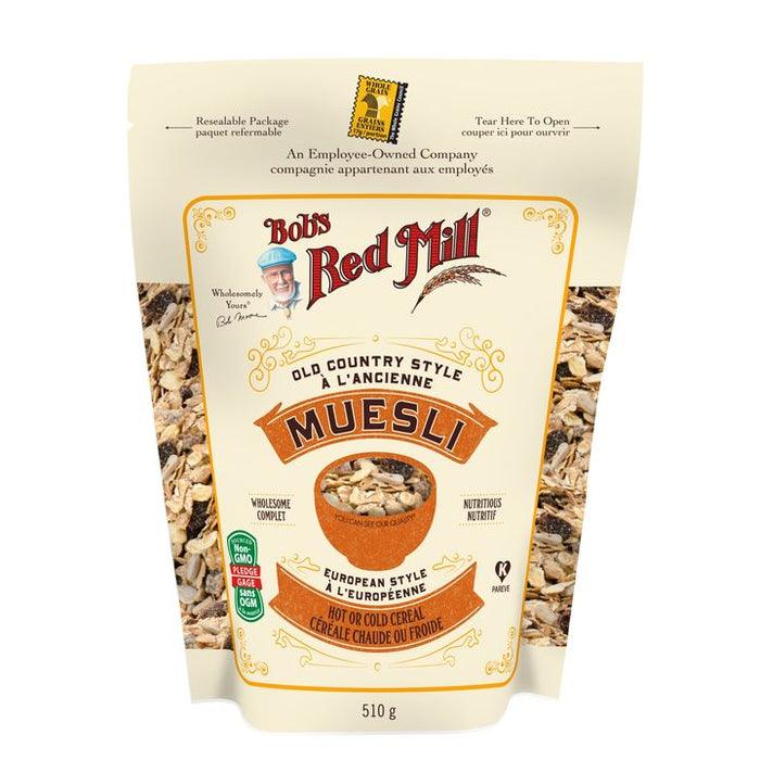 Bob's Red Mill Old Country Style Muesli - European Style Hot or Cold Cereal 510g