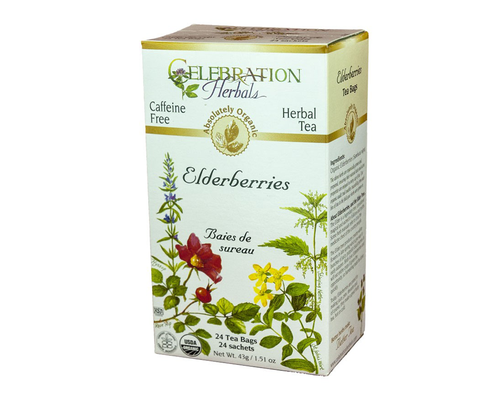 Elderberries Celebration Herbal Teas - Organic 24 Tea Bags