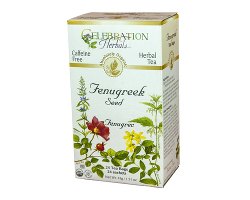 Fenugreek Seed Celebration Herbal Teas - Organic 24 Tea Bags