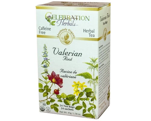 Valerian Root Celebration Herbal Teas - Organic 24 Tea Bags