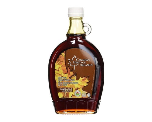 Canadian Heritage Organics 100% Pure Organic Maple Syrups - Dark 250ml