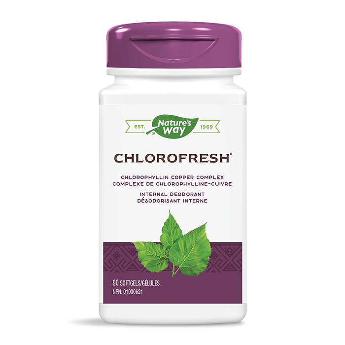 Nature's Way Chlorofresh Internal Deodorant 90 Softgels
