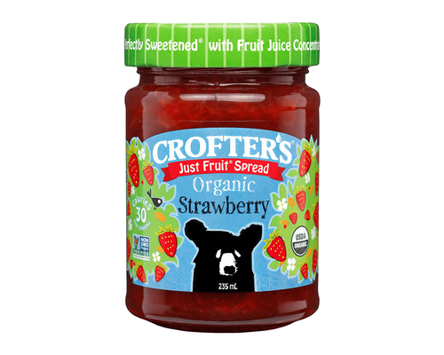 Crofter's Organic Just Fruit Spread - Strawberry 235ml