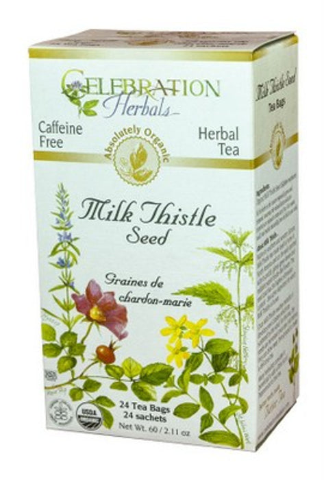 Milk Thistle Seed Celebration Herbal Teas - Organic 24 Tea Bags