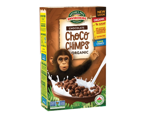 Nature's Path Envirokidz Organic Cereal - Choco Chimps - Chocolate 284g