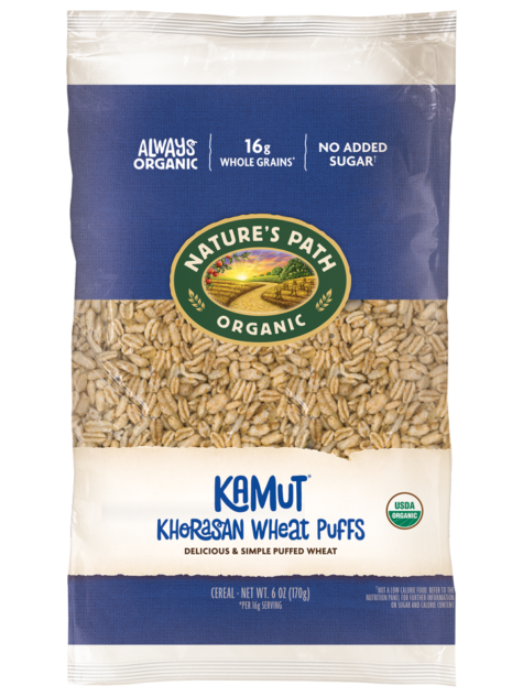 Nature's Path Organic Cereal - Kamut Wheat Puffs 170g