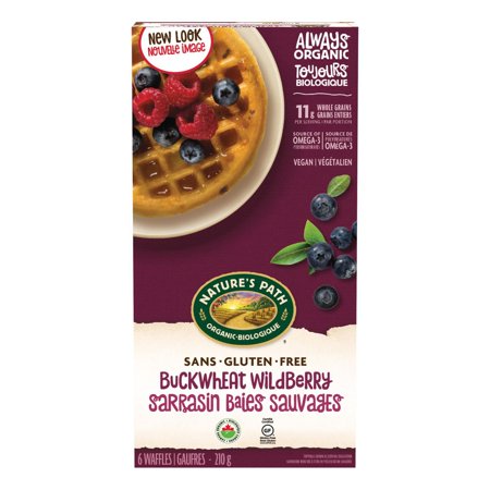 Nature's Path Gluten-Free Buckwheat Wildberry Waffles 210g