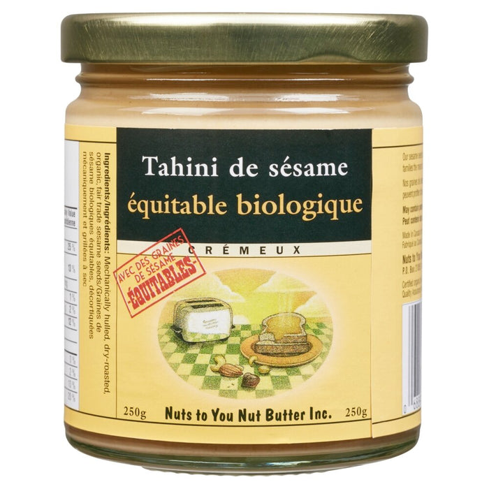 Nuts To Your Butter Inc Organic Fair Trade Smooth Sesame Tahini 500g