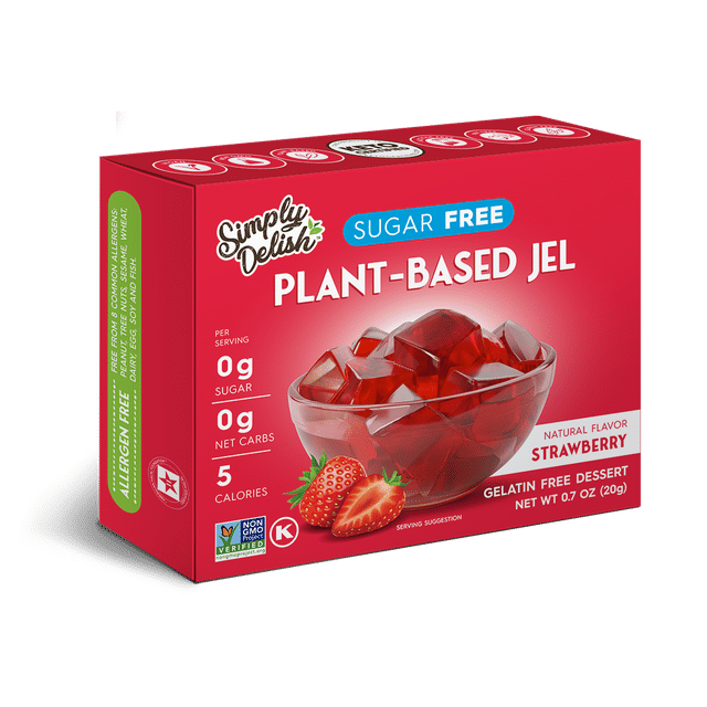 Natural SImply Delish Jel Dessert - Strawberry 44g