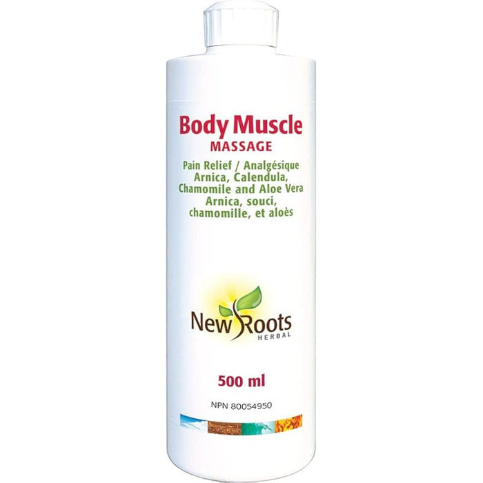 New Roots Body Muscle Massage – Pain Relief Massage Lotion (500ml)