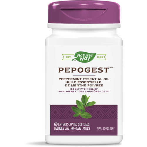 Nature's Way Pepogest Peppermint Essential Oil (IBS Symtom Relief) 60sg