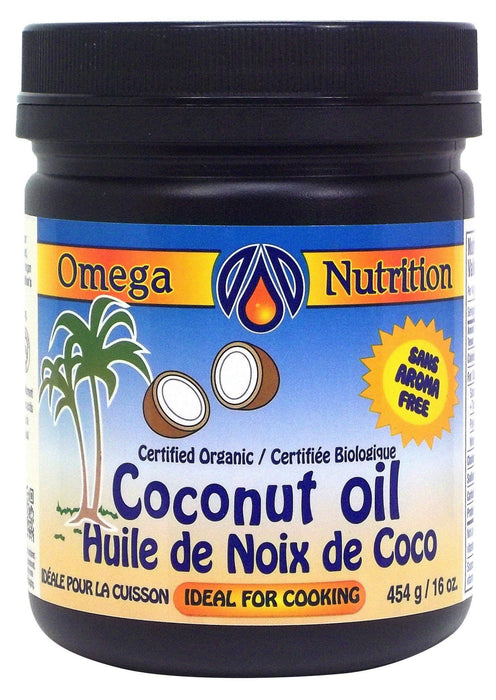 Omega Nutrition Organic Coconut Oil - Regular 454g