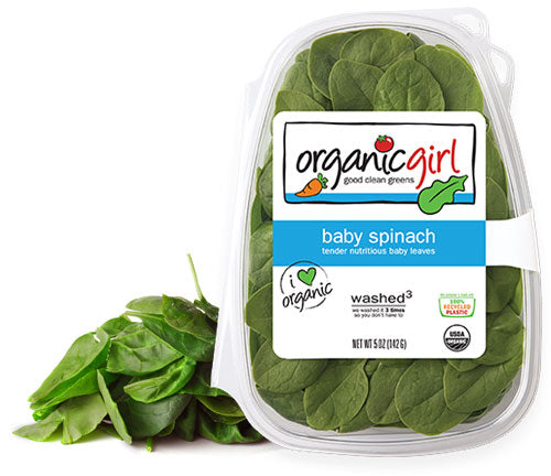 Organic Girl Baby Spinach - Tender Baby Leaves 142g
