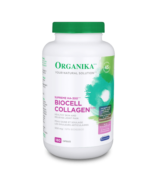 Organika Supreme HA-300 BioCell Collagen 180 Capsules