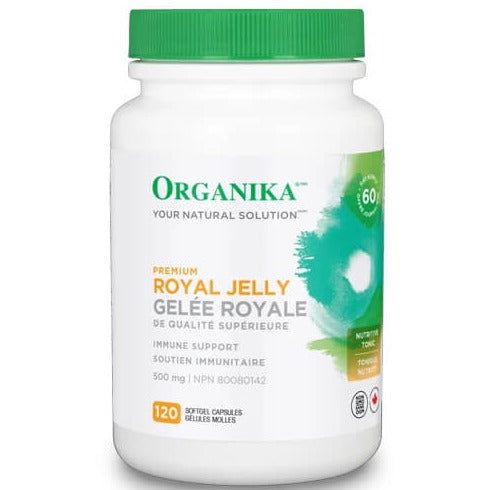 Organika Premium Royal Jelly 500mg - Antioxidant 120 Sofgels
